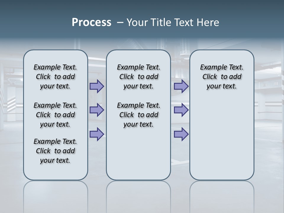Nobody Fluorescent Structure PowerPoint Template