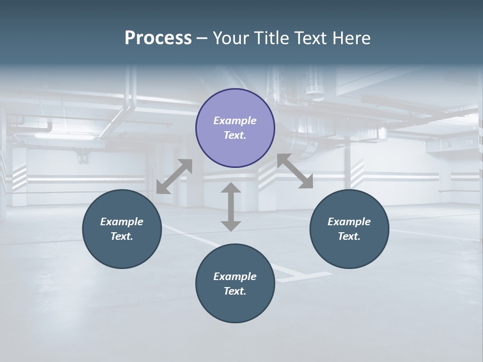 Nobody Fluorescent Structure PowerPoint Template