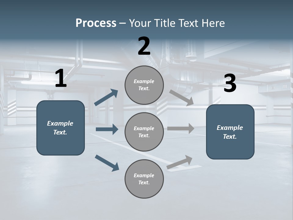 Nobody Fluorescent Structure PowerPoint Template