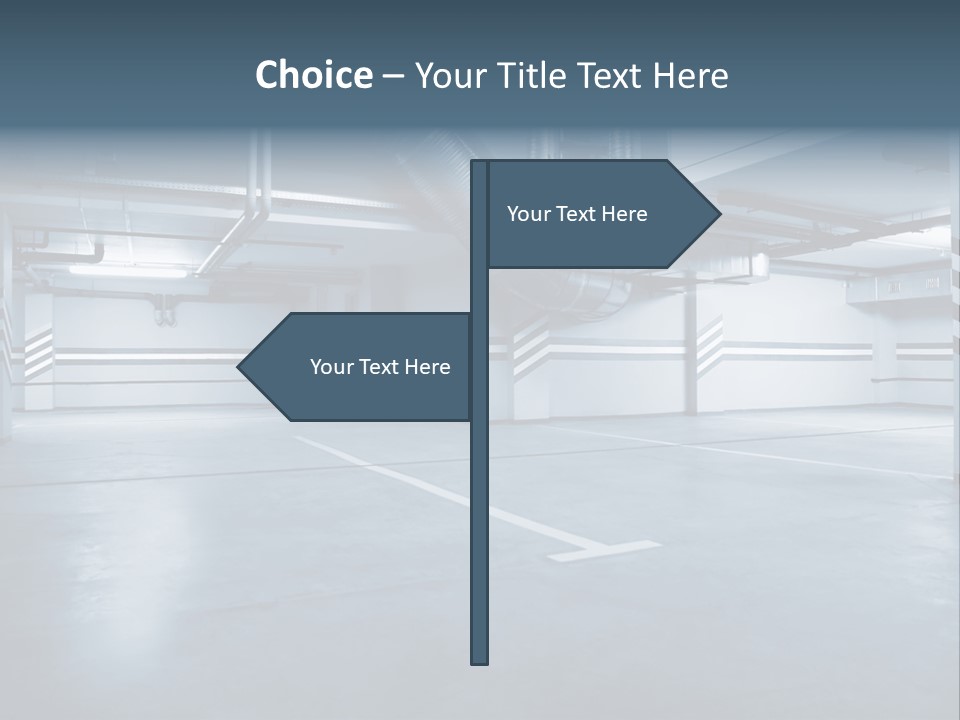 Nobody Fluorescent Structure PowerPoint Template