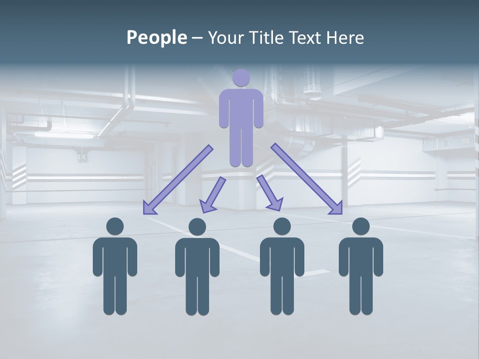 Nobody Fluorescent Structure PowerPoint Template