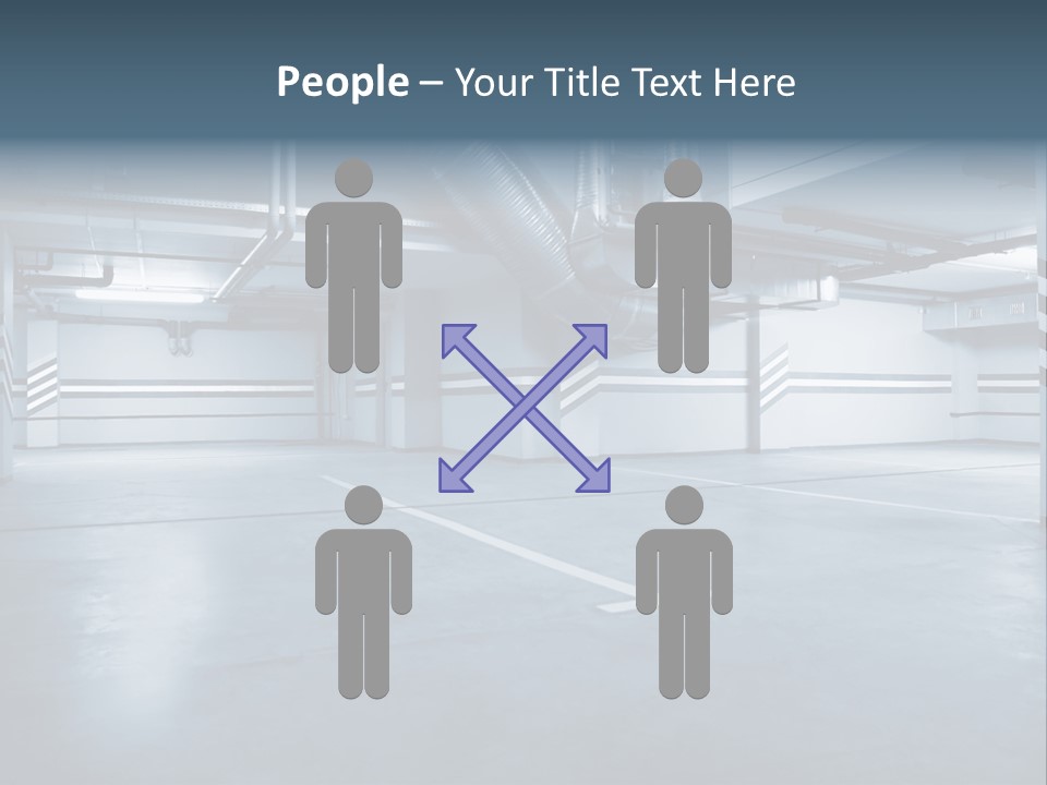 Nobody Fluorescent Structure PowerPoint Template