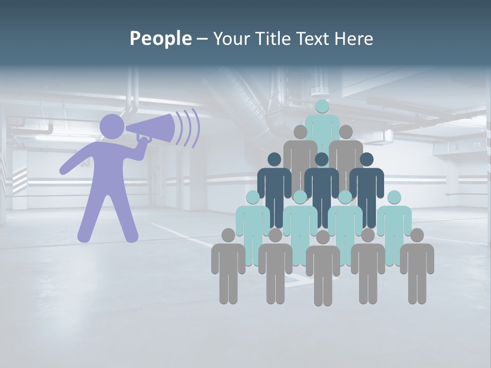 Nobody Fluorescent Structure PowerPoint Template