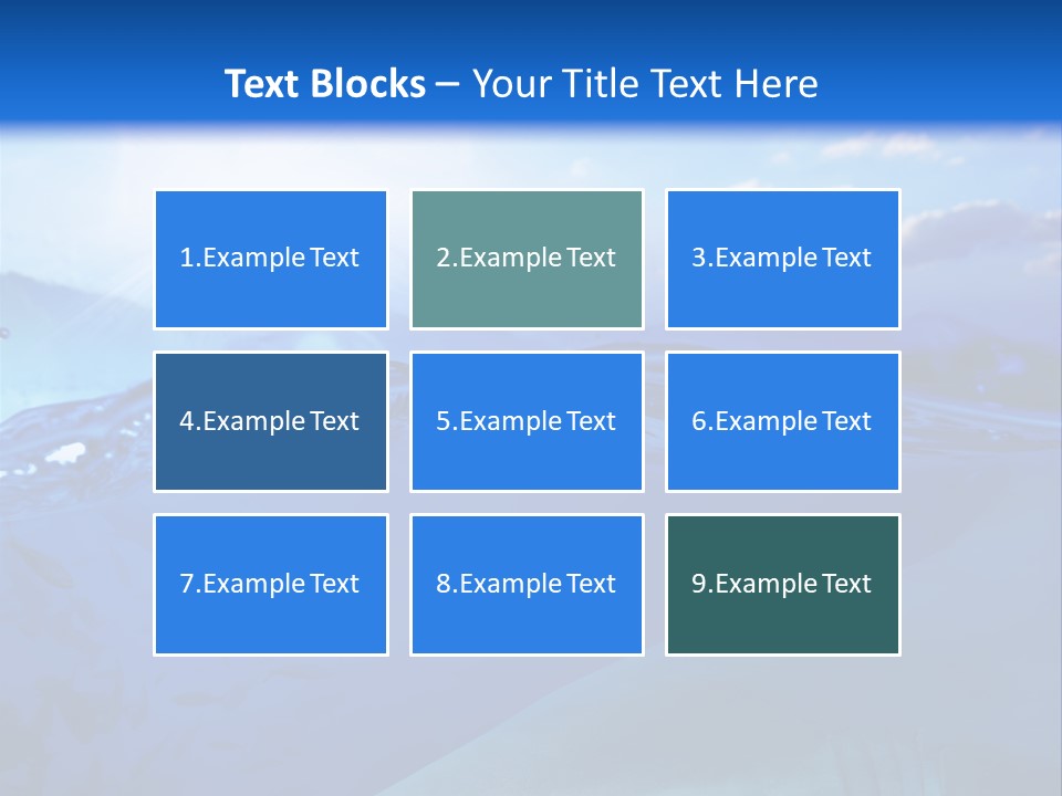 Life Water Sea PowerPoint Template