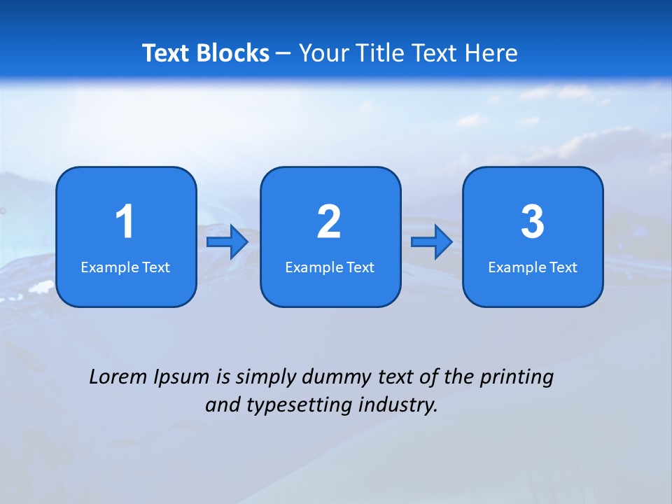 Life Water Sea PowerPoint Template