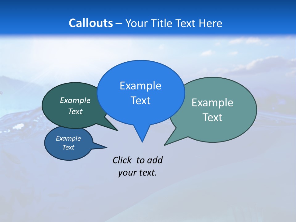 Life Water Sea PowerPoint Template