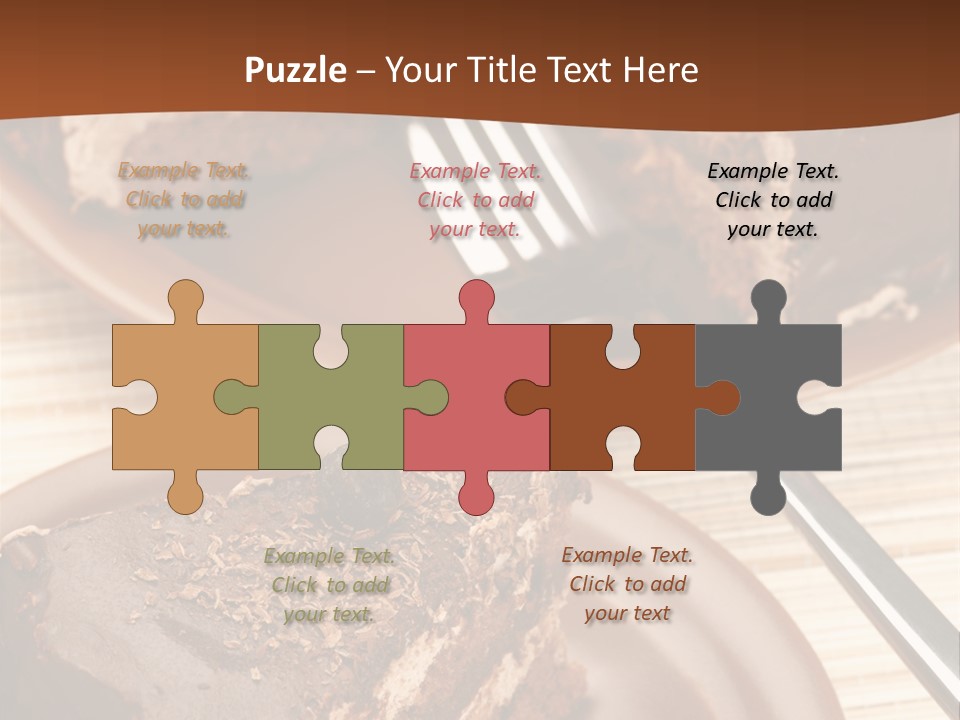 Holiday Fork Sweet PowerPoint Template