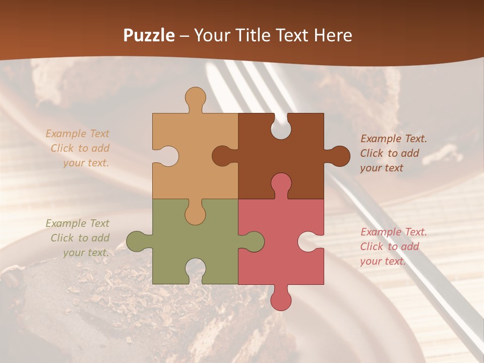 Holiday Fork Sweet PowerPoint Template