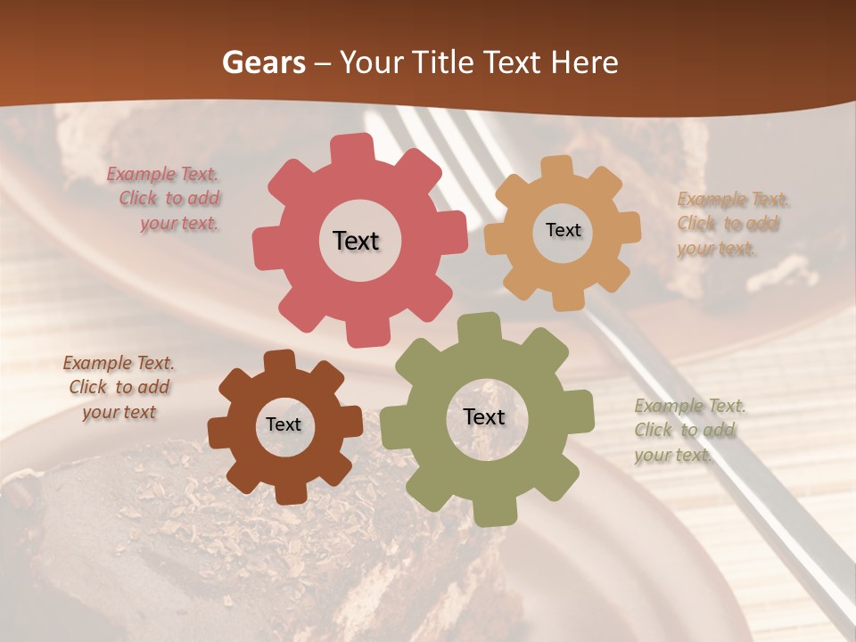 Holiday Fork Sweet PowerPoint Template