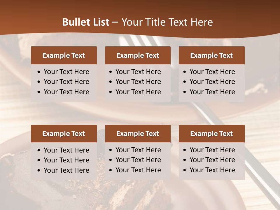 Holiday Fork Sweet PowerPoint Template
