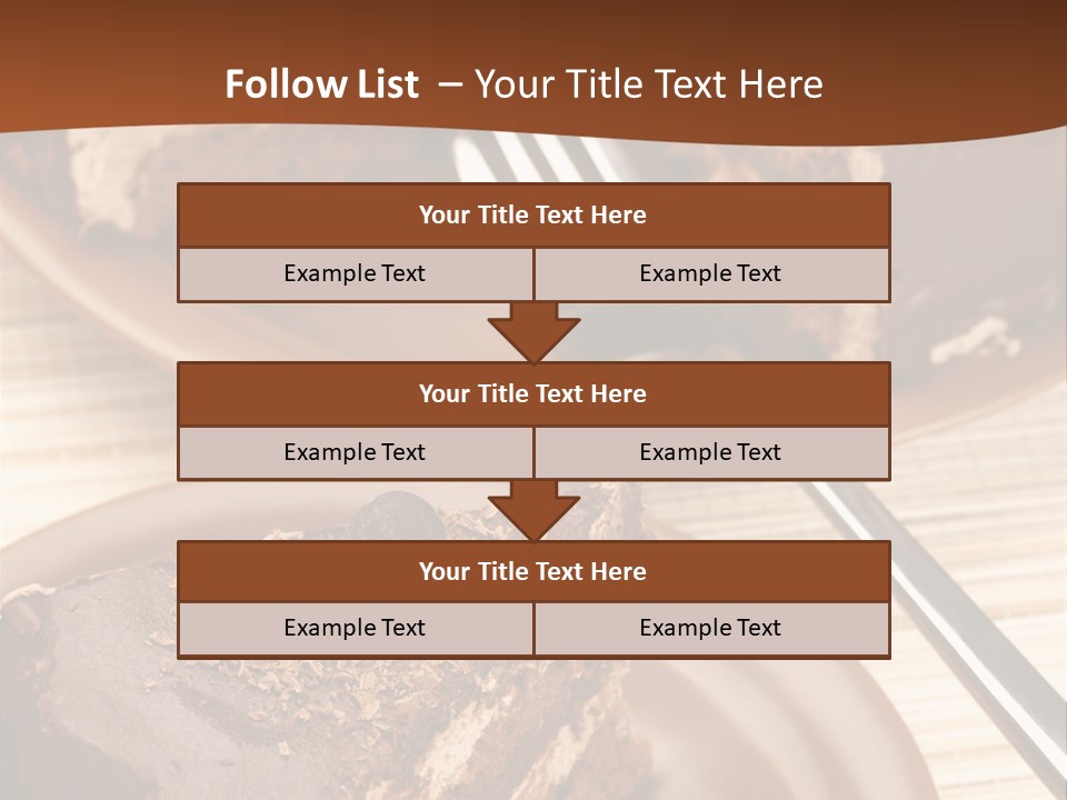 Holiday Fork Sweet PowerPoint Template
