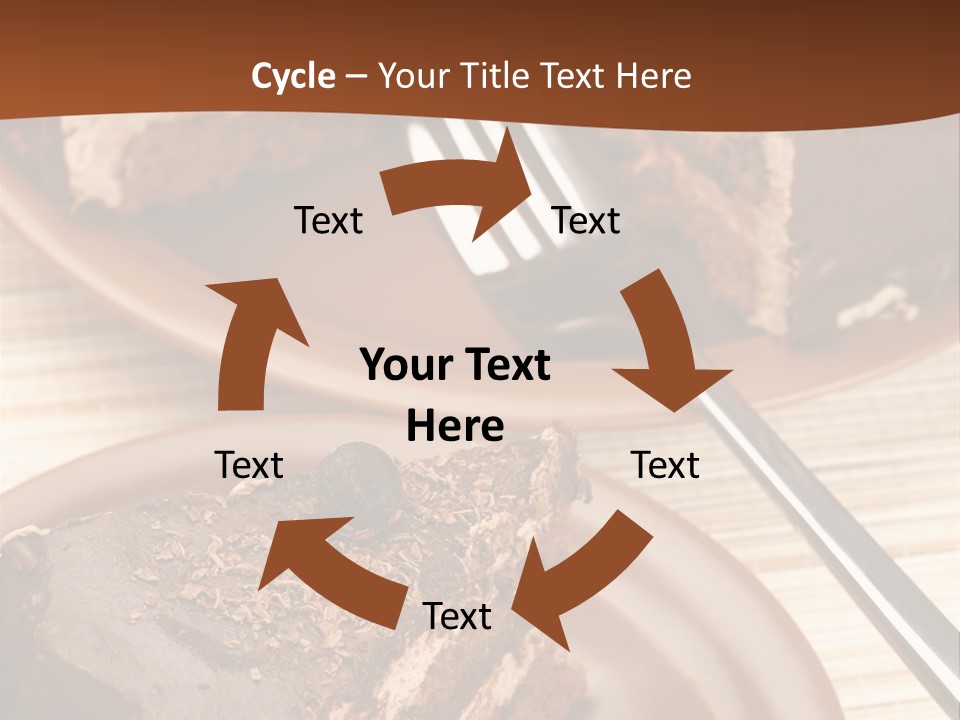 Holiday Fork Sweet PowerPoint Template