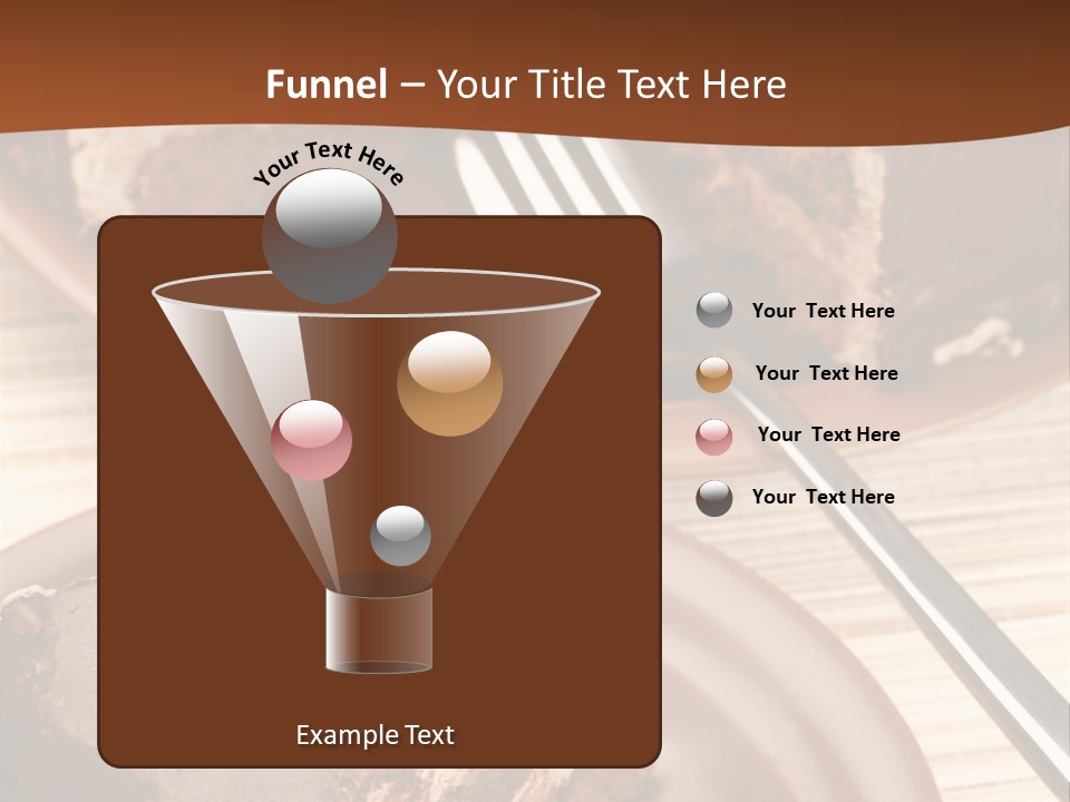 Holiday Fork Sweet PowerPoint Template