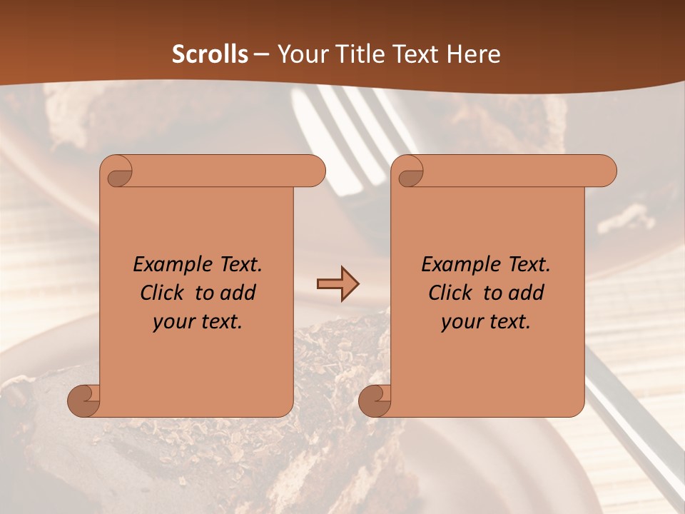 Holiday Fork Sweet PowerPoint Template