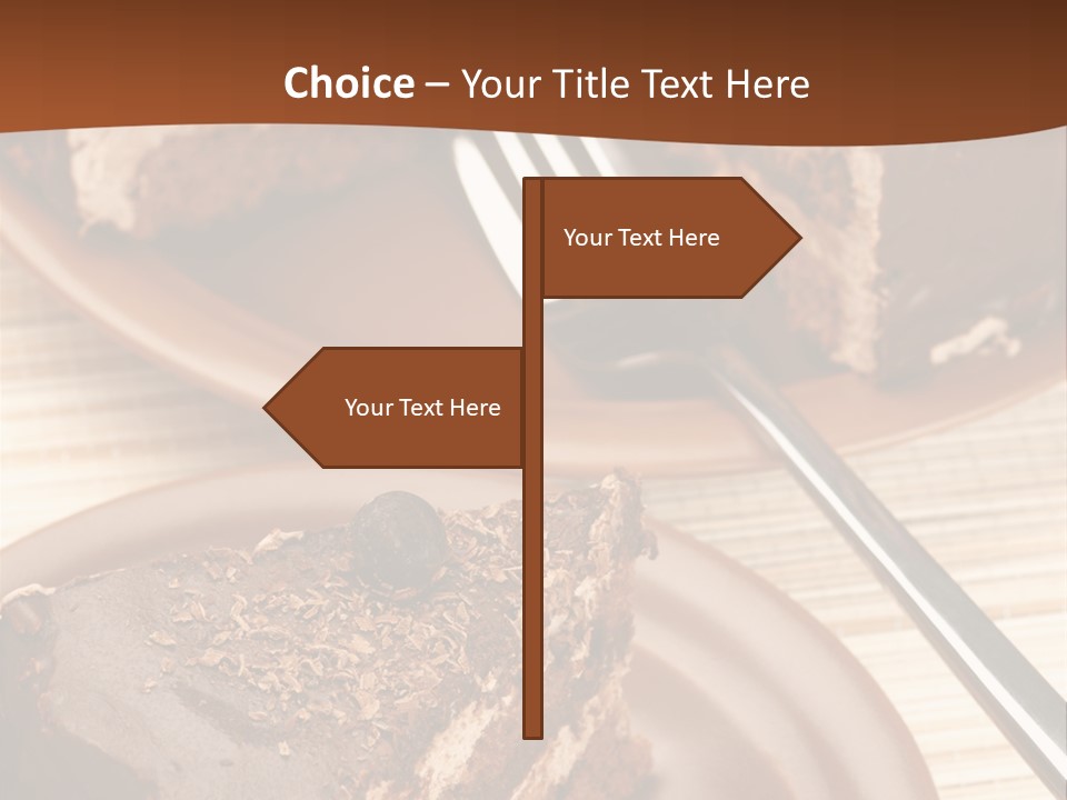 Holiday Fork Sweet PowerPoint Template