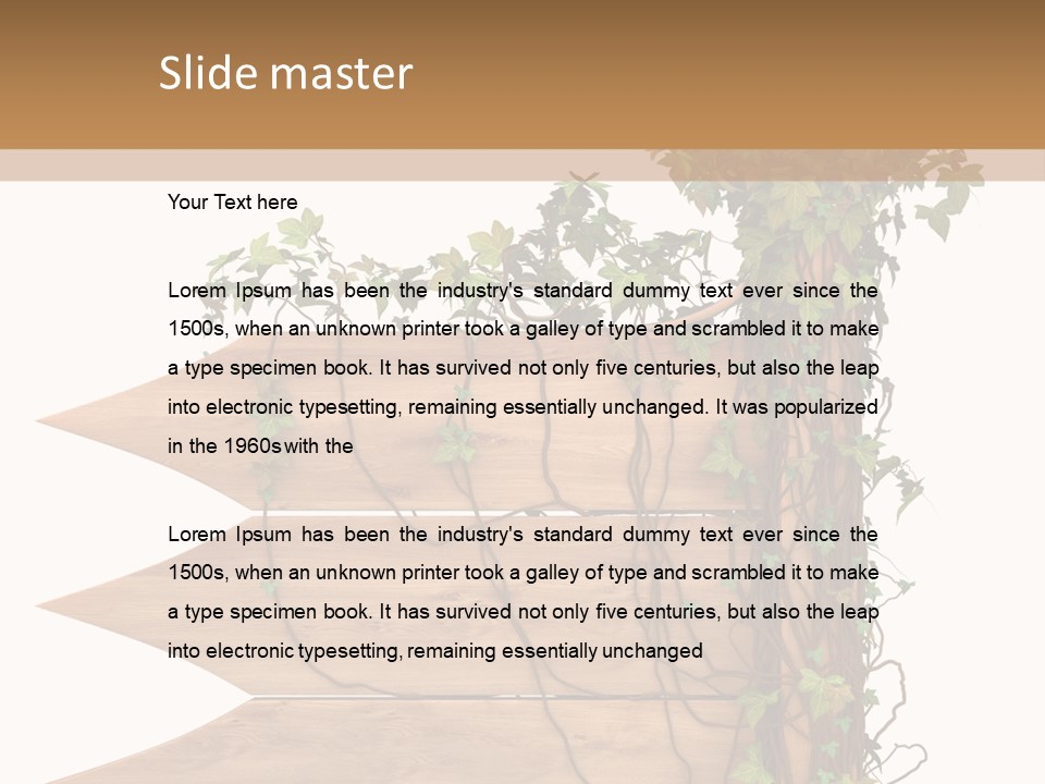 Warning Board Old PowerPoint Template
