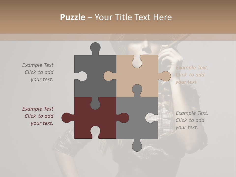 Smoke Beauty Summer PowerPoint Template