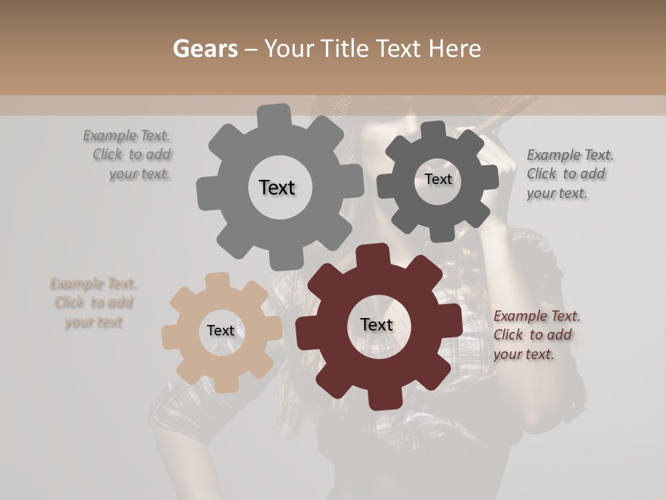 Smoke Beauty Summer PowerPoint Template