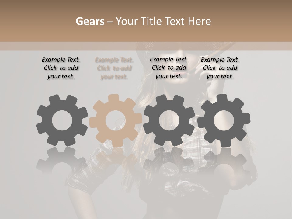 Smoke Beauty Summer PowerPoint Template