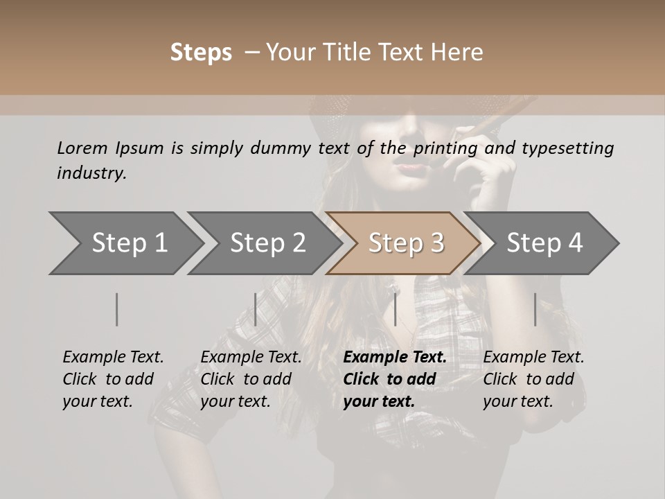 Smoke Beauty Summer PowerPoint Template