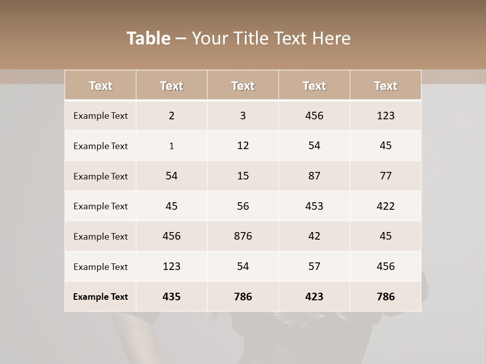 Smoke Beauty Summer PowerPoint Template