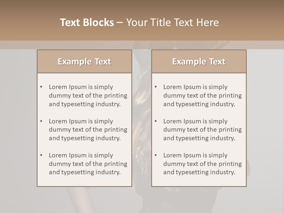 Smoke Beauty Summer PowerPoint Template