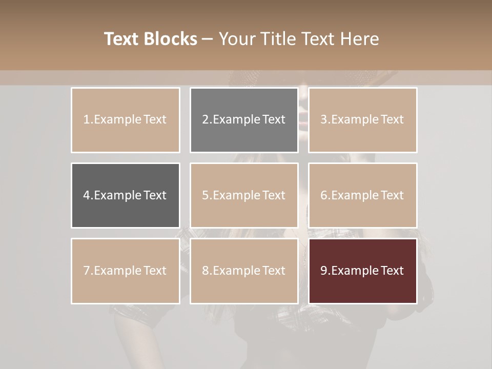 Smoke Beauty Summer PowerPoint Template