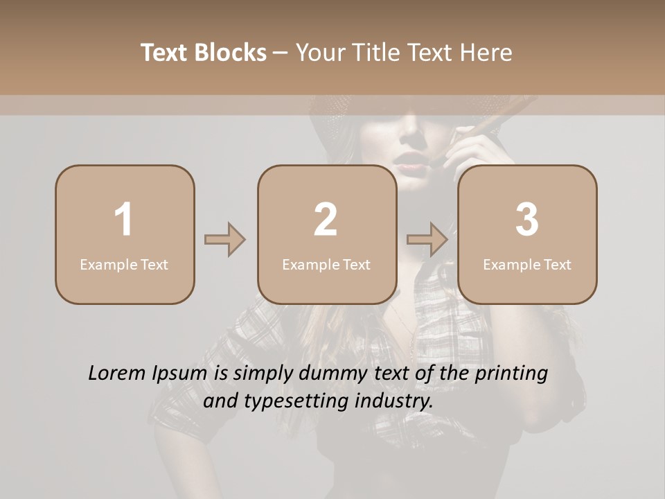 Smoke Beauty Summer PowerPoint Template