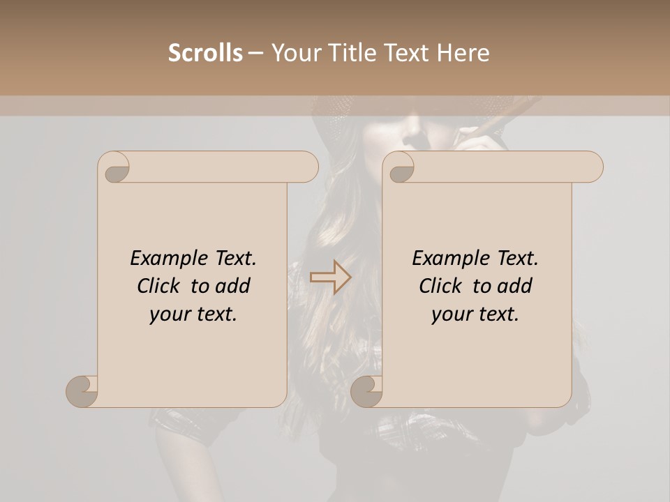Smoke Beauty Summer PowerPoint Template