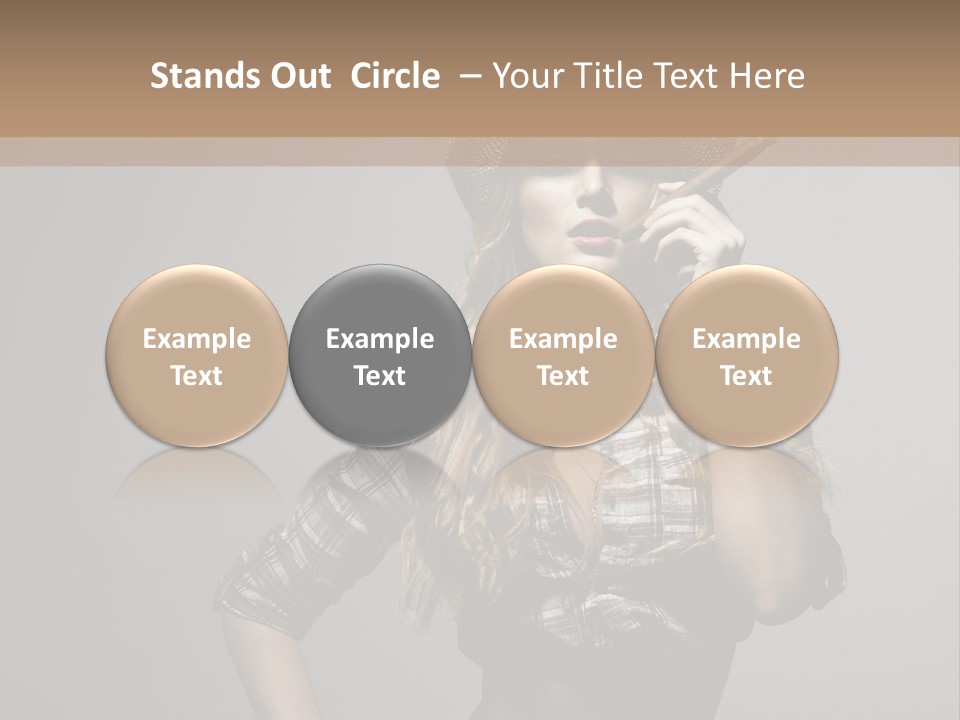 Smoke Beauty Summer PowerPoint Template