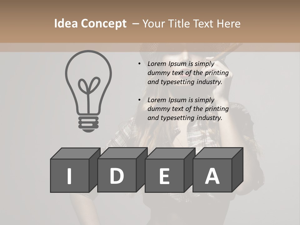 Smoke Beauty Summer PowerPoint Template