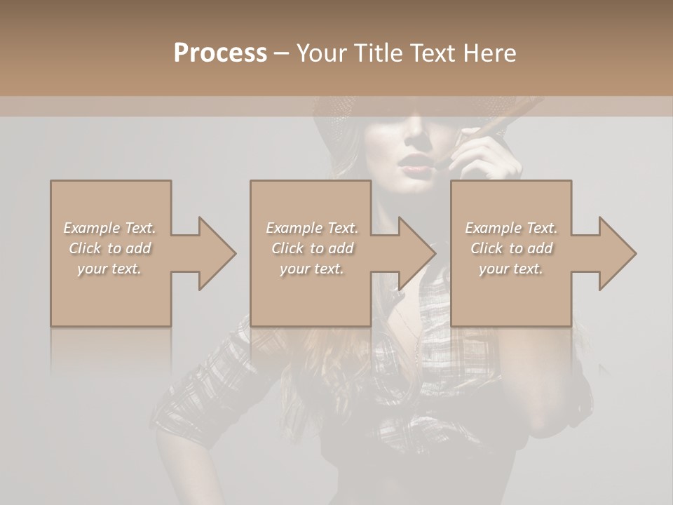Smoke Beauty Summer PowerPoint Template