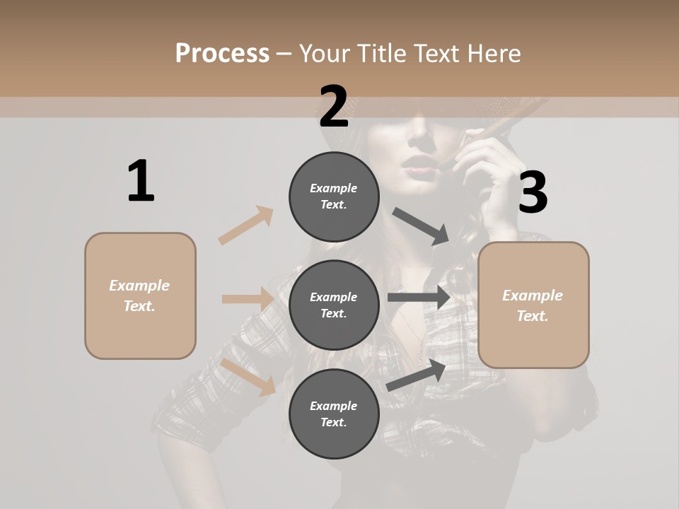 Smoke Beauty Summer PowerPoint Template