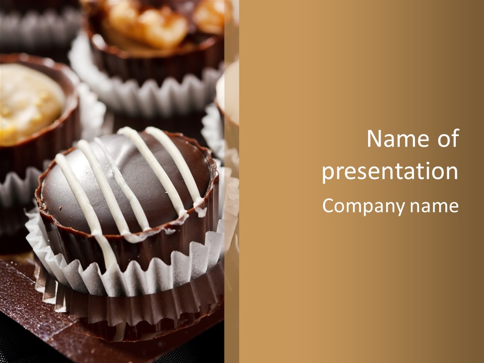 Food Sugar Close PowerPoint Template