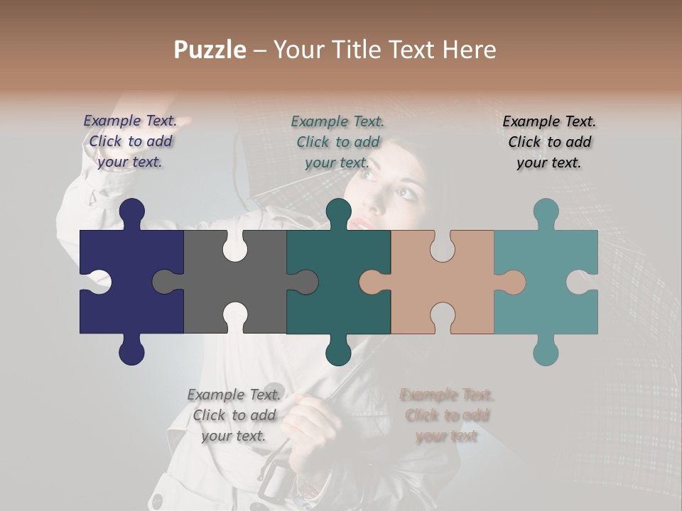 Desire Lady Pretty PowerPoint Template