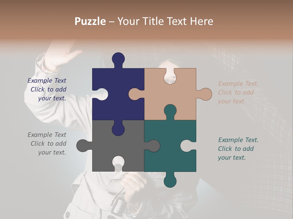 Desire Lady Pretty PowerPoint Template