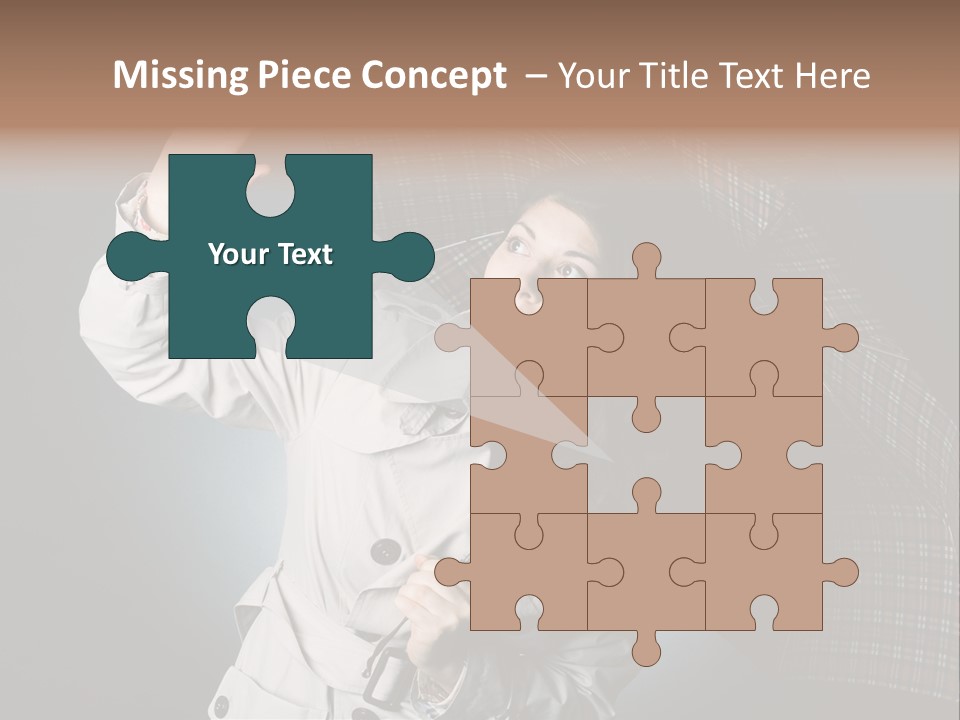 Desire Lady Pretty PowerPoint Template