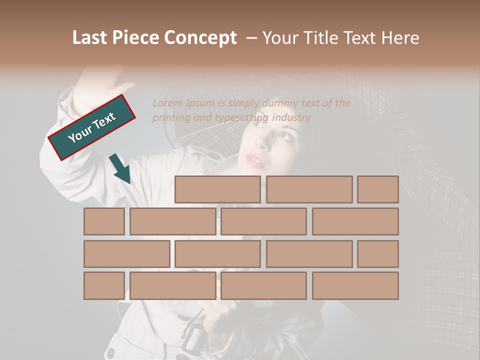 Desire Lady Pretty PowerPoint Template