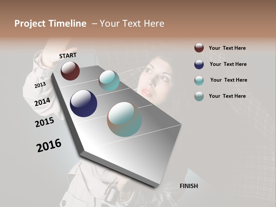 Desire Lady Pretty PowerPoint Template