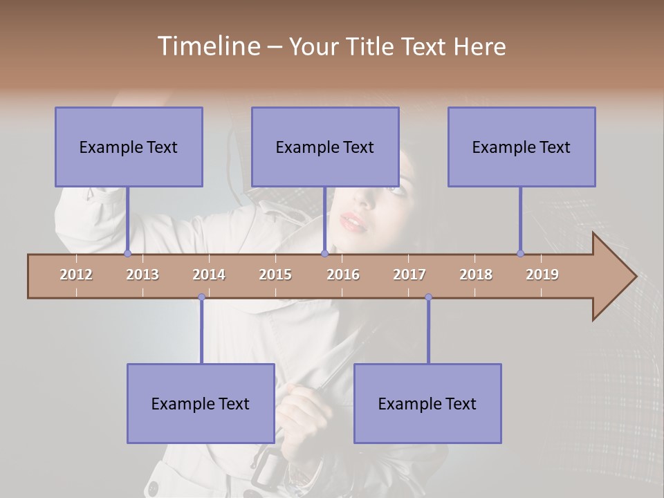 Desire Lady Pretty PowerPoint Template