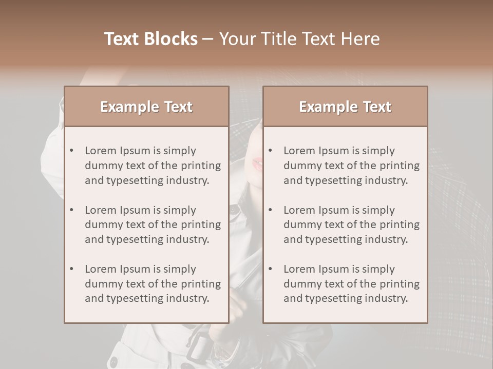 Desire Lady Pretty PowerPoint Template