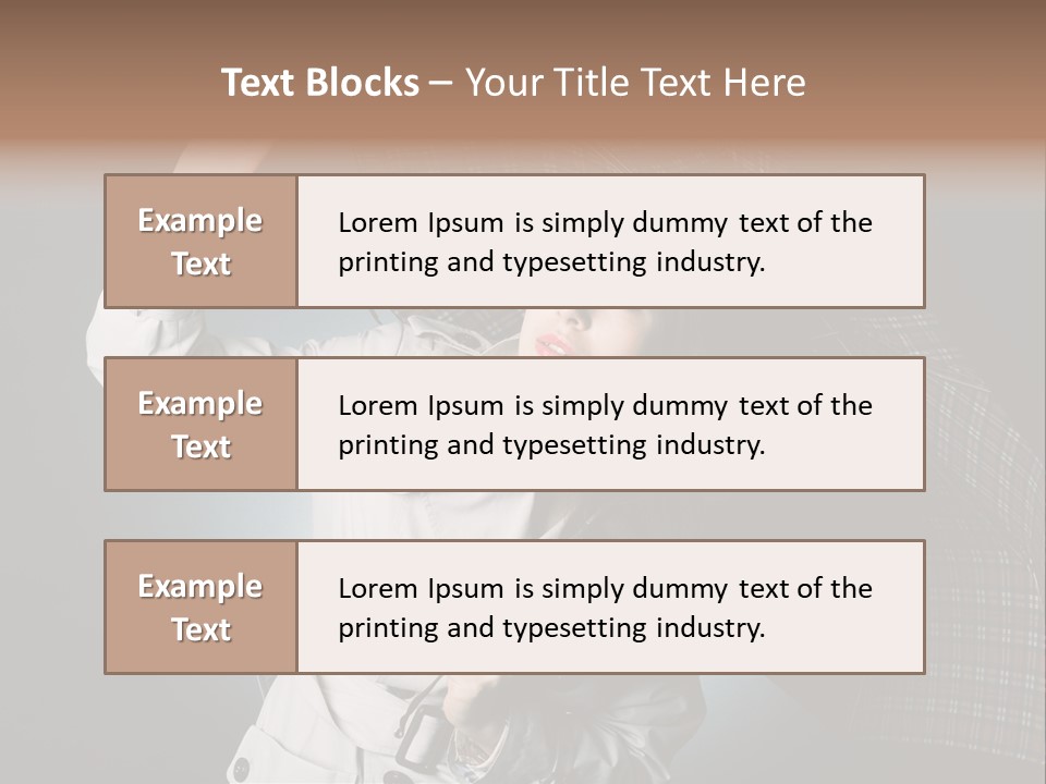 Desire Lady Pretty PowerPoint Template