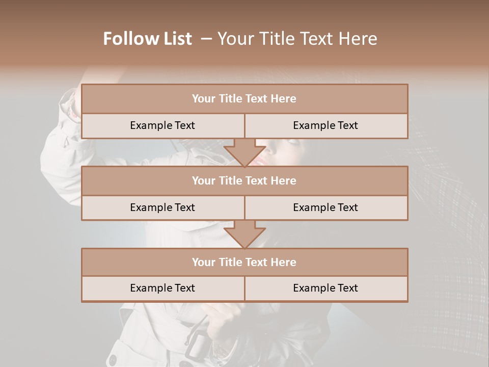 Desire Lady Pretty PowerPoint Template