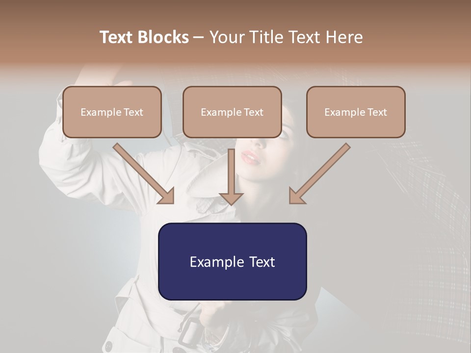 Desire Lady Pretty PowerPoint Template