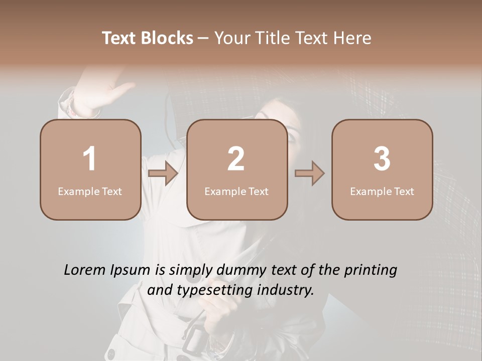 Desire Lady Pretty PowerPoint Template