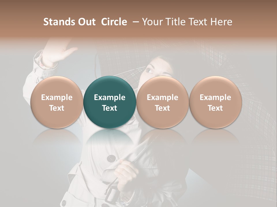 Desire Lady Pretty PowerPoint Template