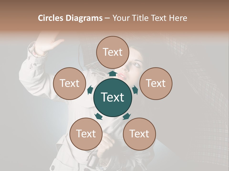 Desire Lady Pretty PowerPoint Template