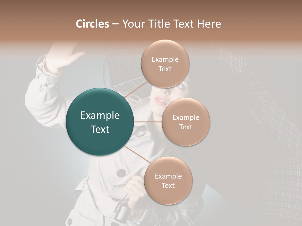 Desire Lady Pretty PowerPoint Template