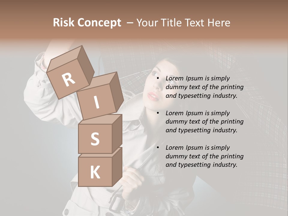 Desire Lady Pretty PowerPoint Template