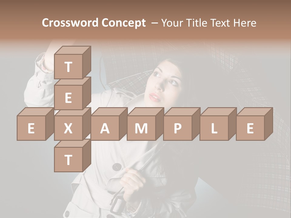 Desire Lady Pretty PowerPoint Template